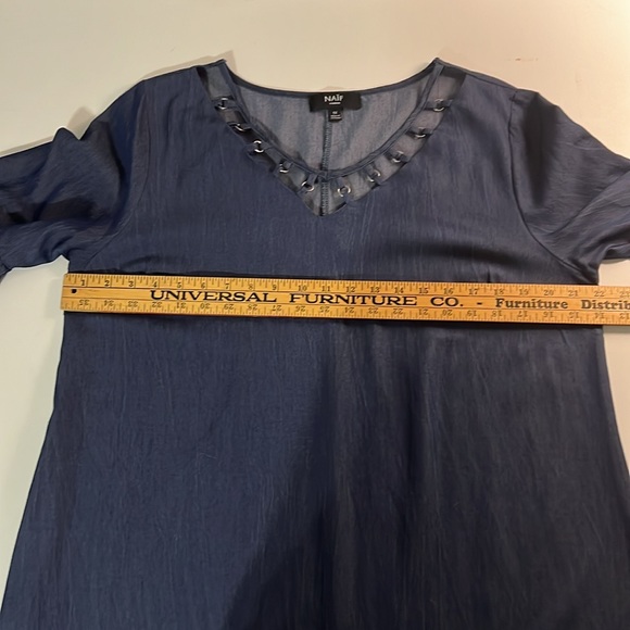 NAÏF Women’s Mid 3/4 length Bell Sleeve Mid Dress size 1X - Picture 8 of 10